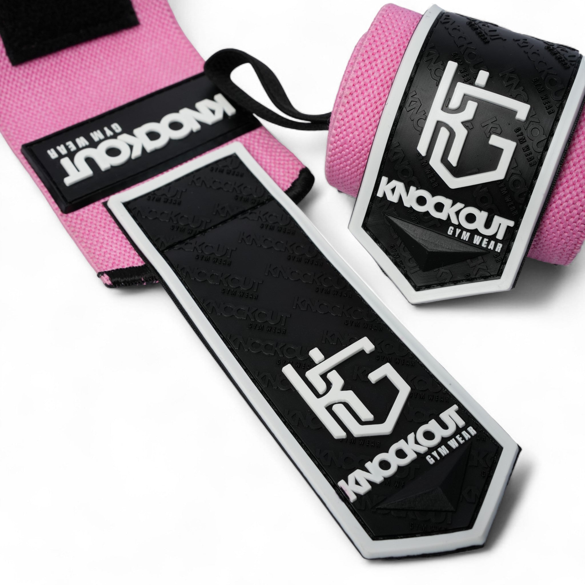 Lifting Straps Pink Black