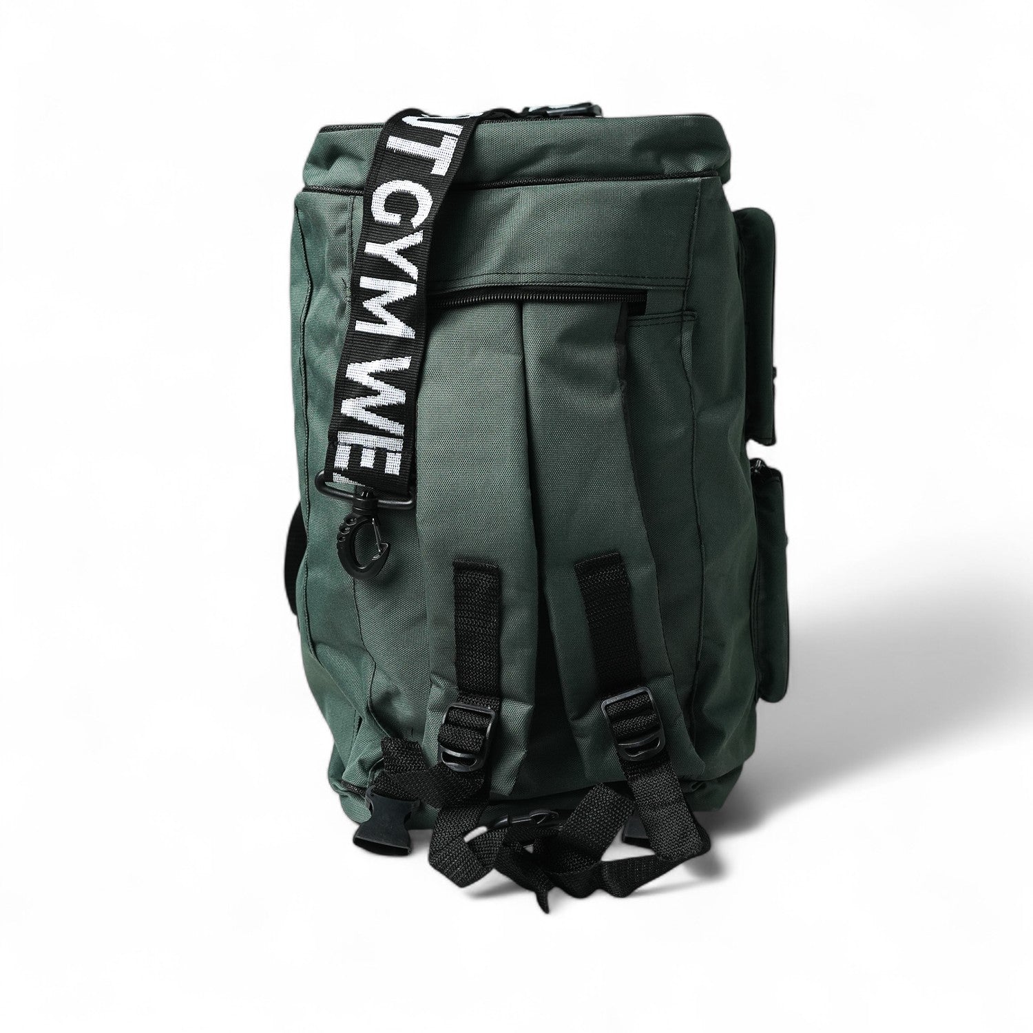 Green Duffle bag with back straps