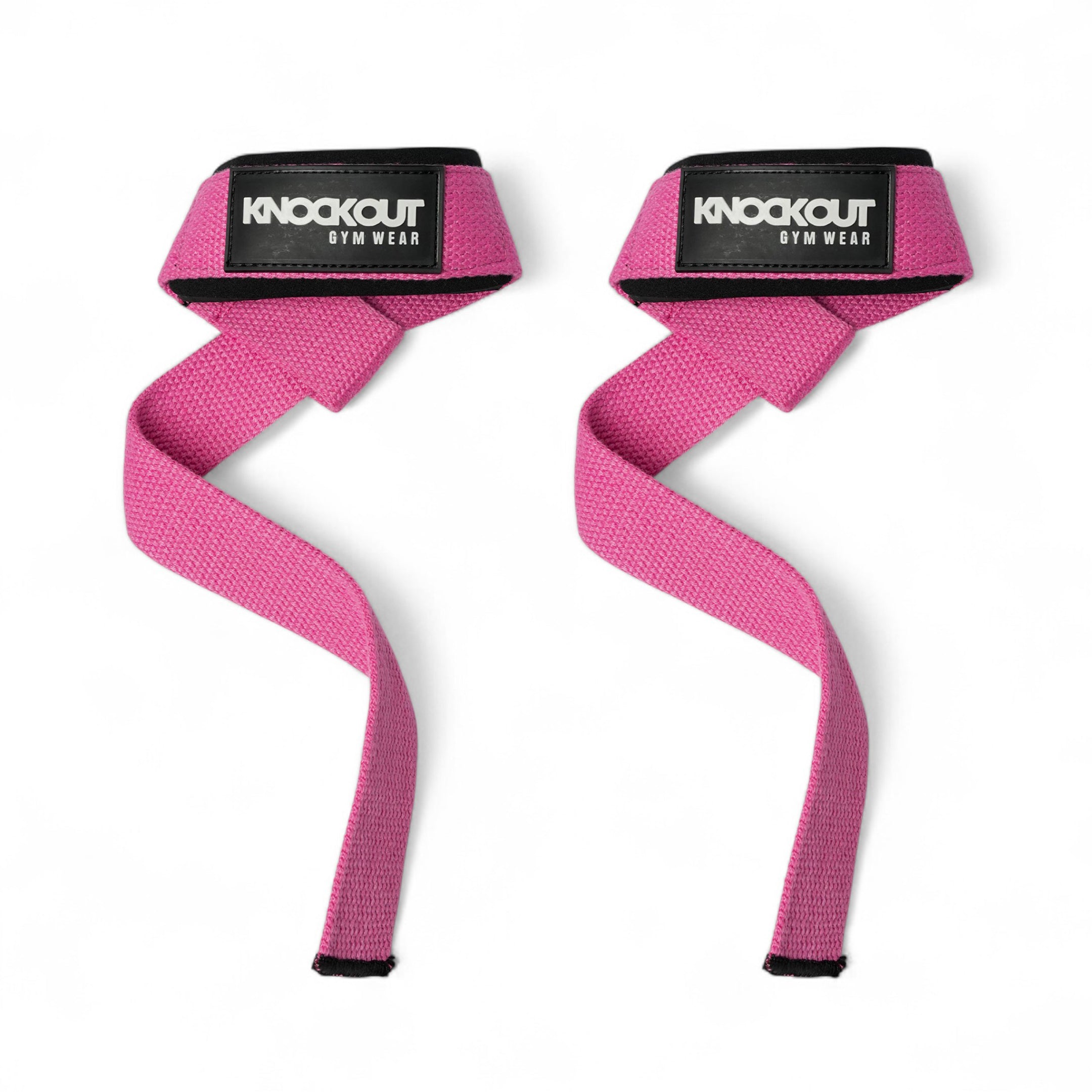 Lifting Straps Pink Black