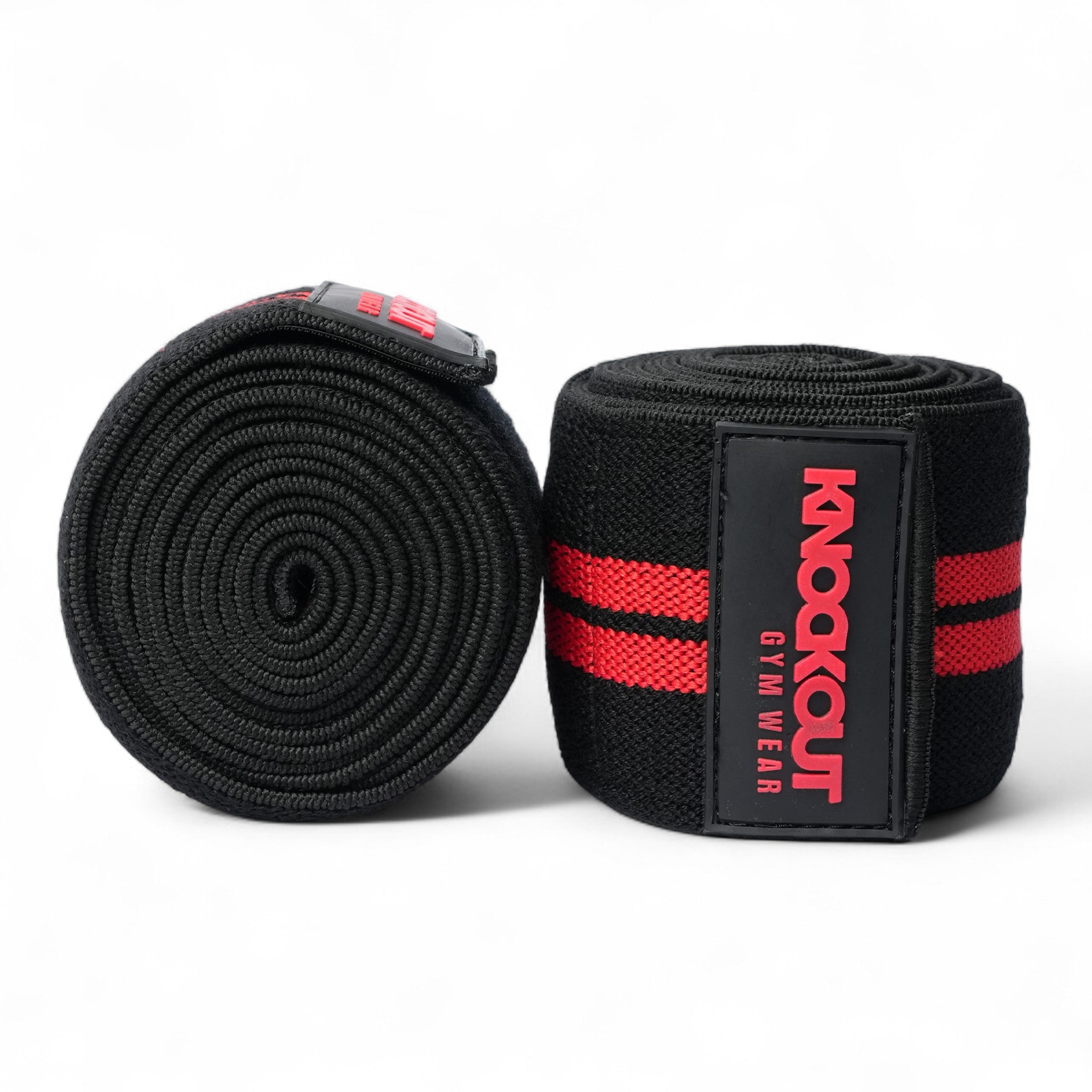 Knee Wrap Red Black