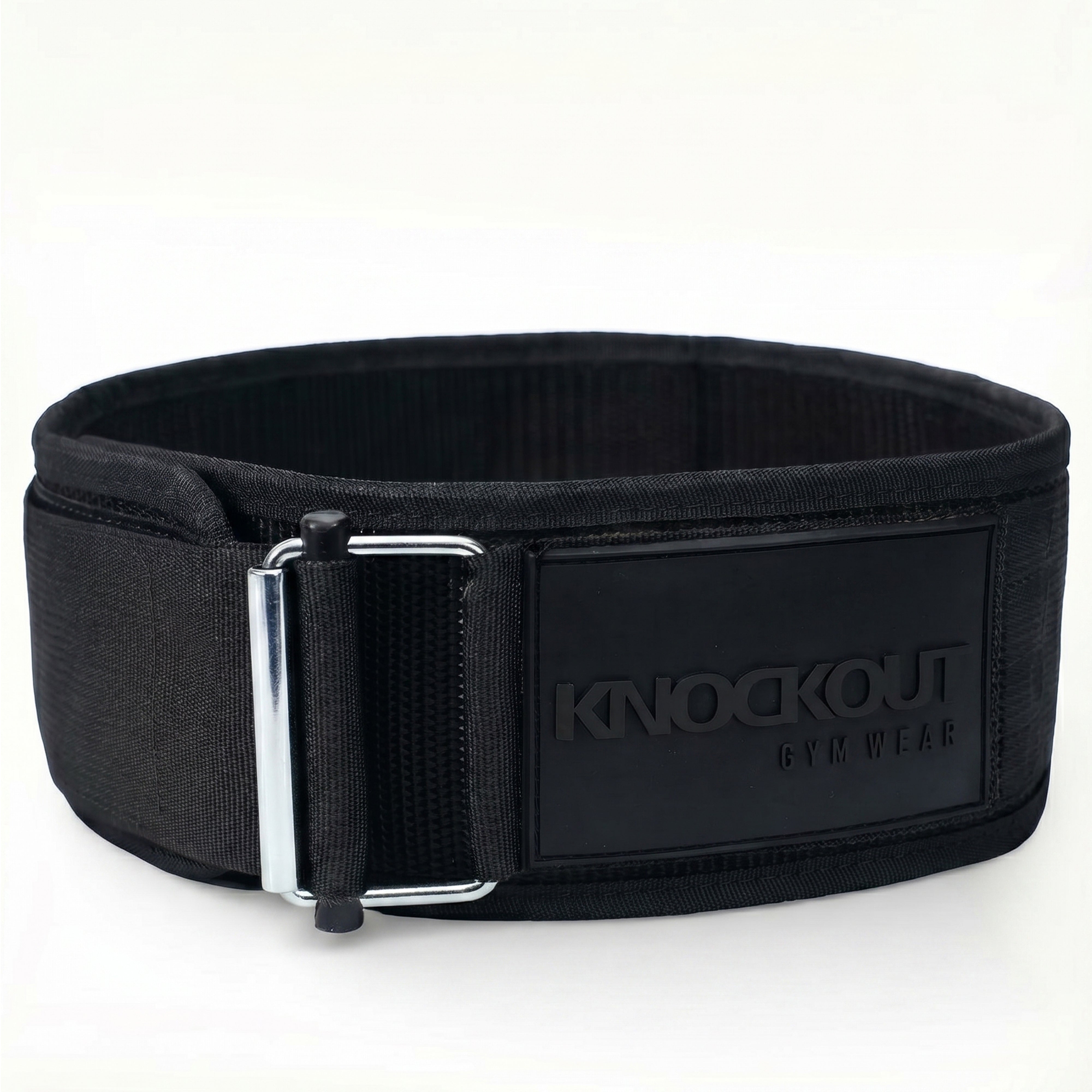 Self-Locking Weightlifting Belt black