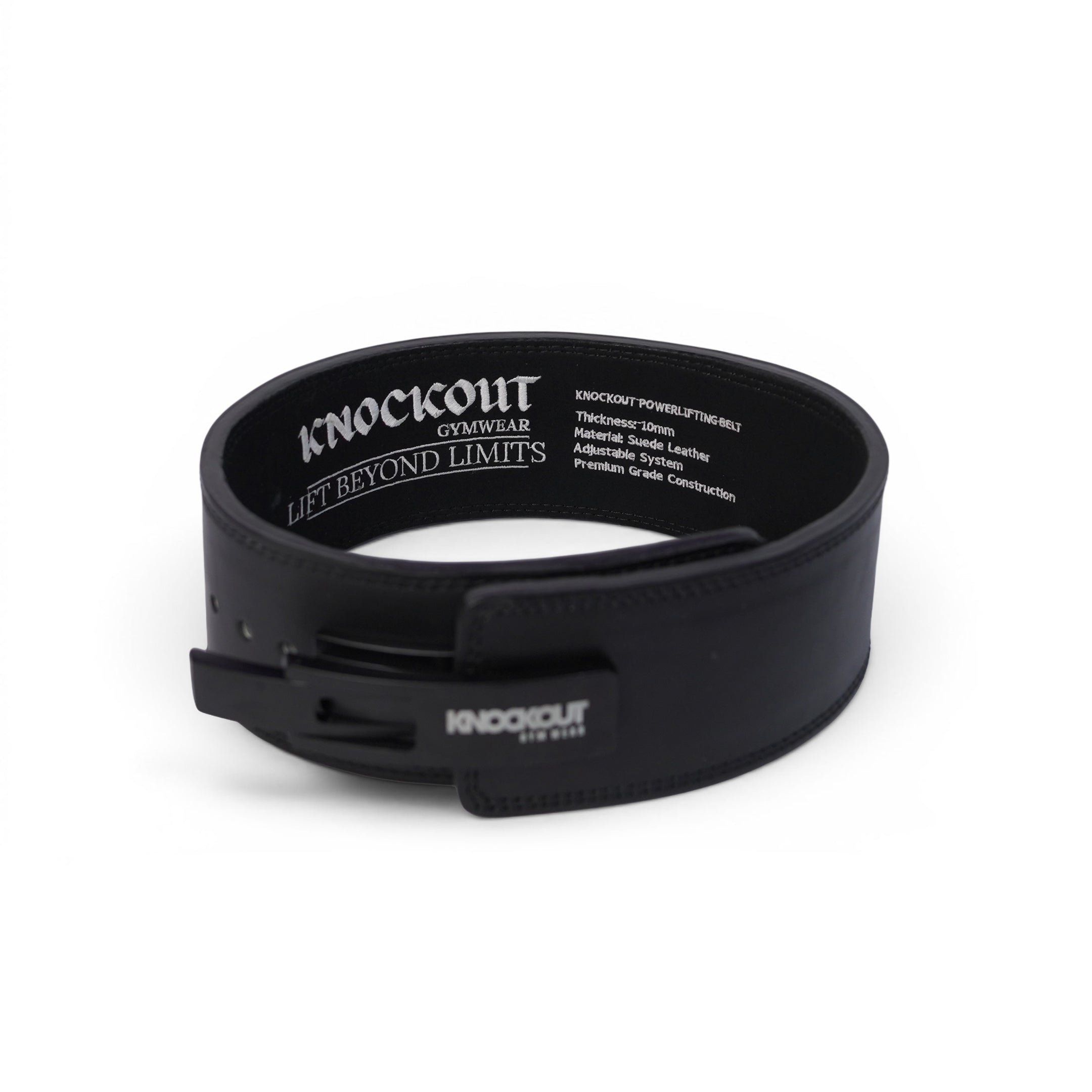Knockout 10MM Belt Powerlifting Lever Belt