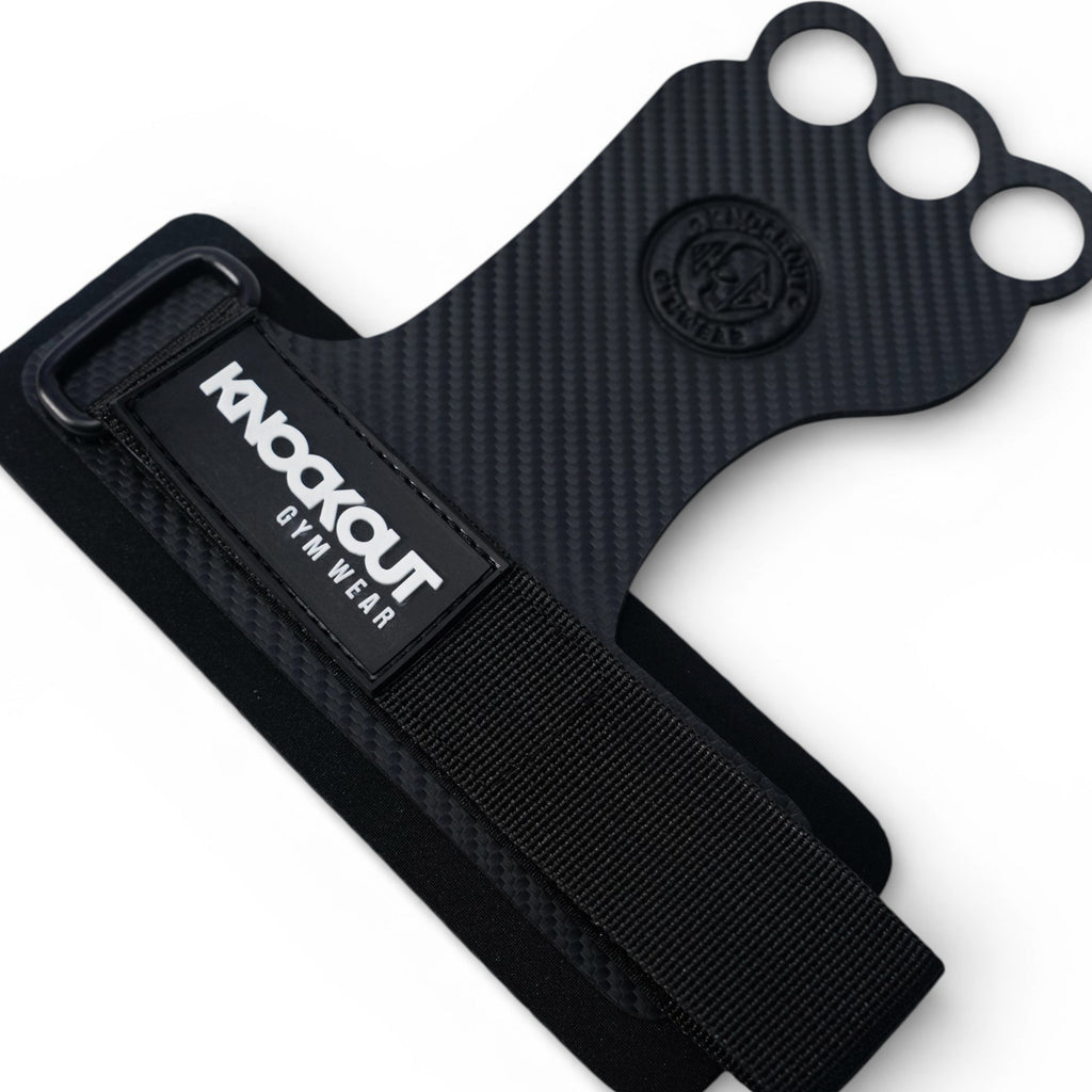 Knockout 3-Hole Carbon Fiber Training Grips