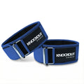 Self-Locking Blue Weightlifting Belt