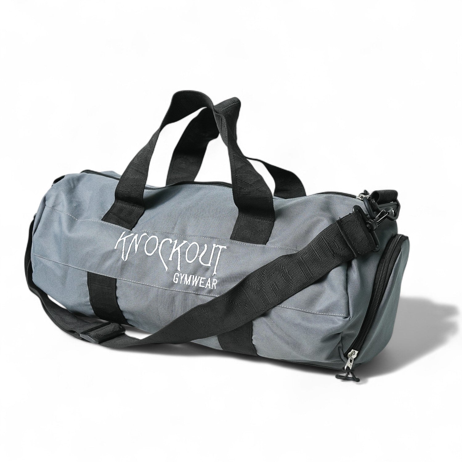 Knockout Gray Duggle Bag for athletes