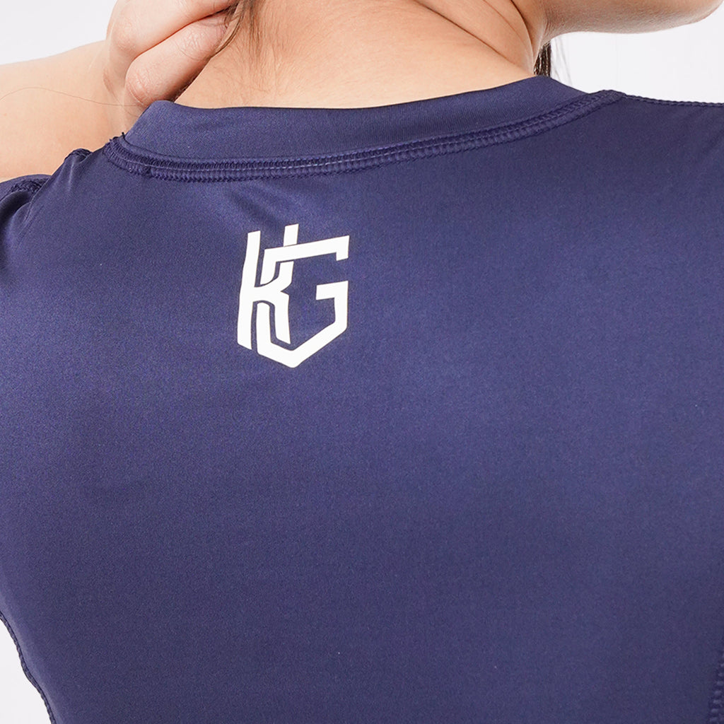 knockout Women Tank Top - Navy Blue