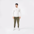 Knockout High Neck Compression Long Sleeve - Light Stone