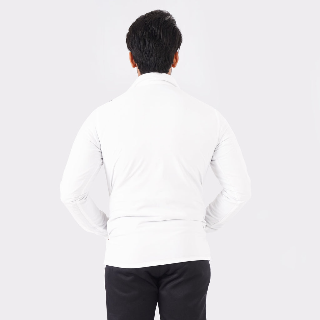 White & Navy Blue Edition Double Layer 2-in-1 Jacket