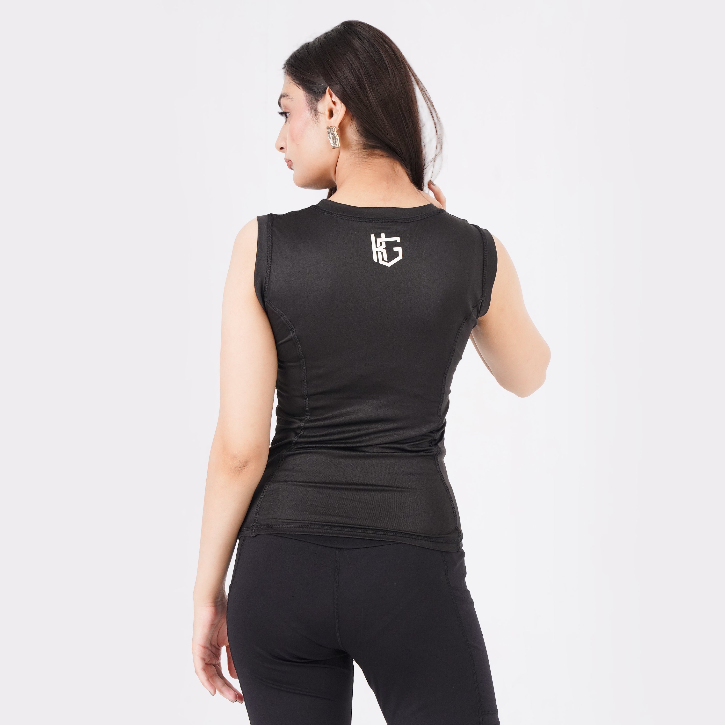 knockout Women Tank Top - Black