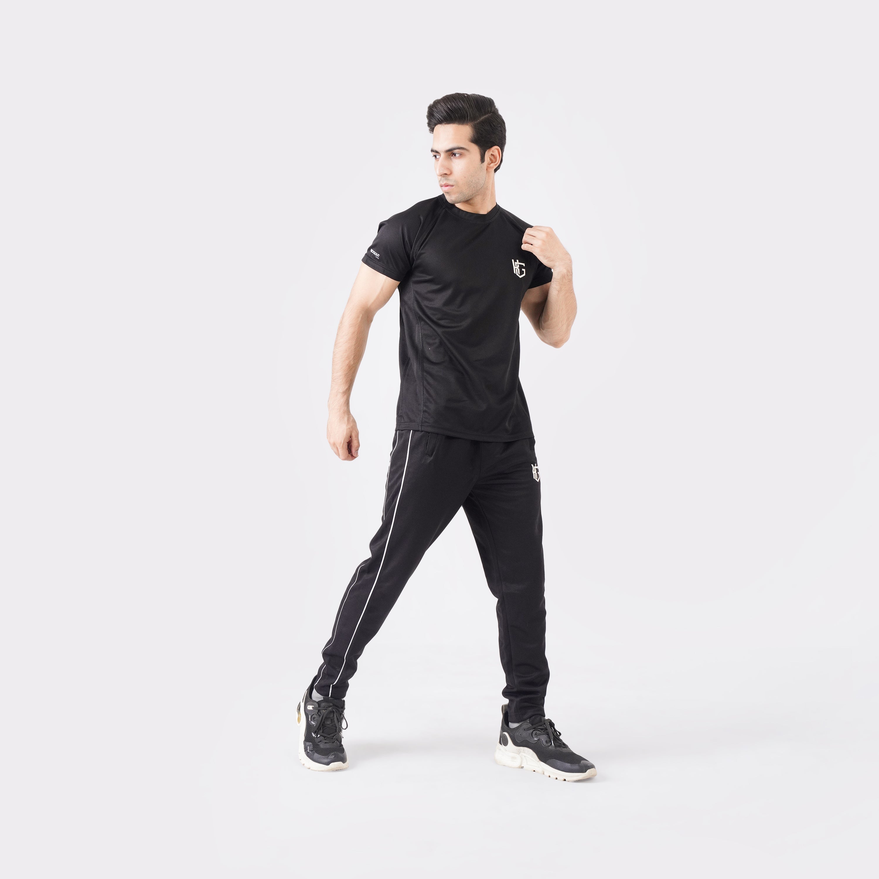 Knockout Mesh Trousers - Black