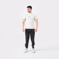 Knockout High Neck Compression t-shirt - Light Stone