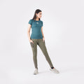 Knockout Mesh T Shirt Women- Green