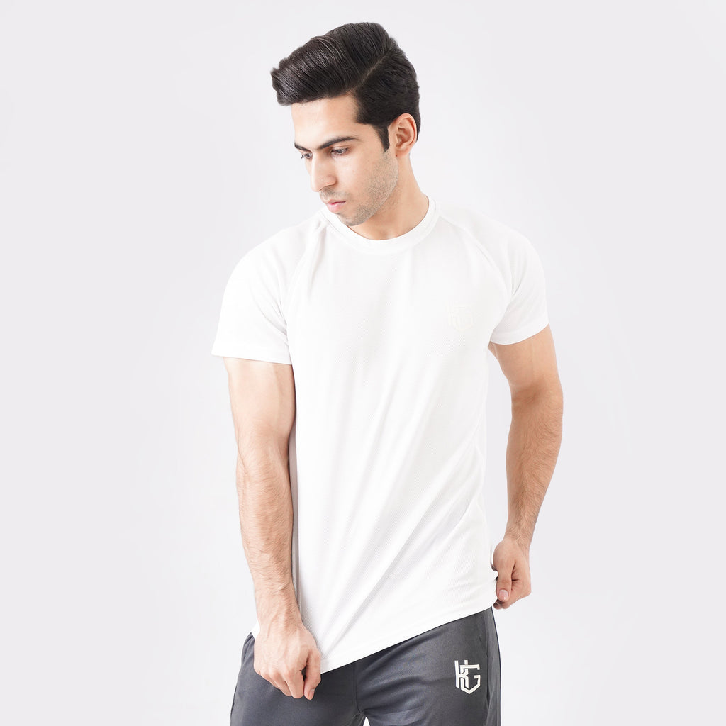 Knockout Mesh T-Shirt - White