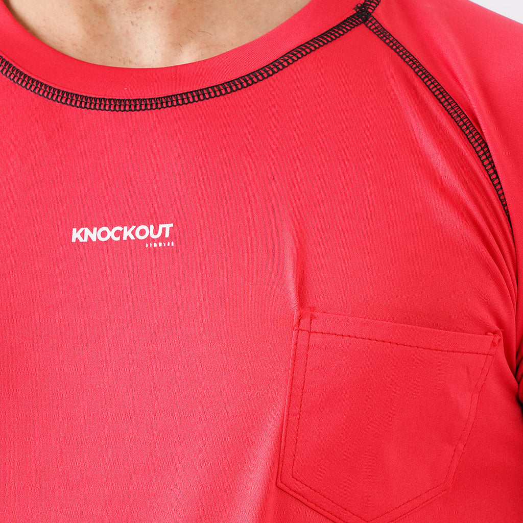 Knockout Compression T-Shirt - Red