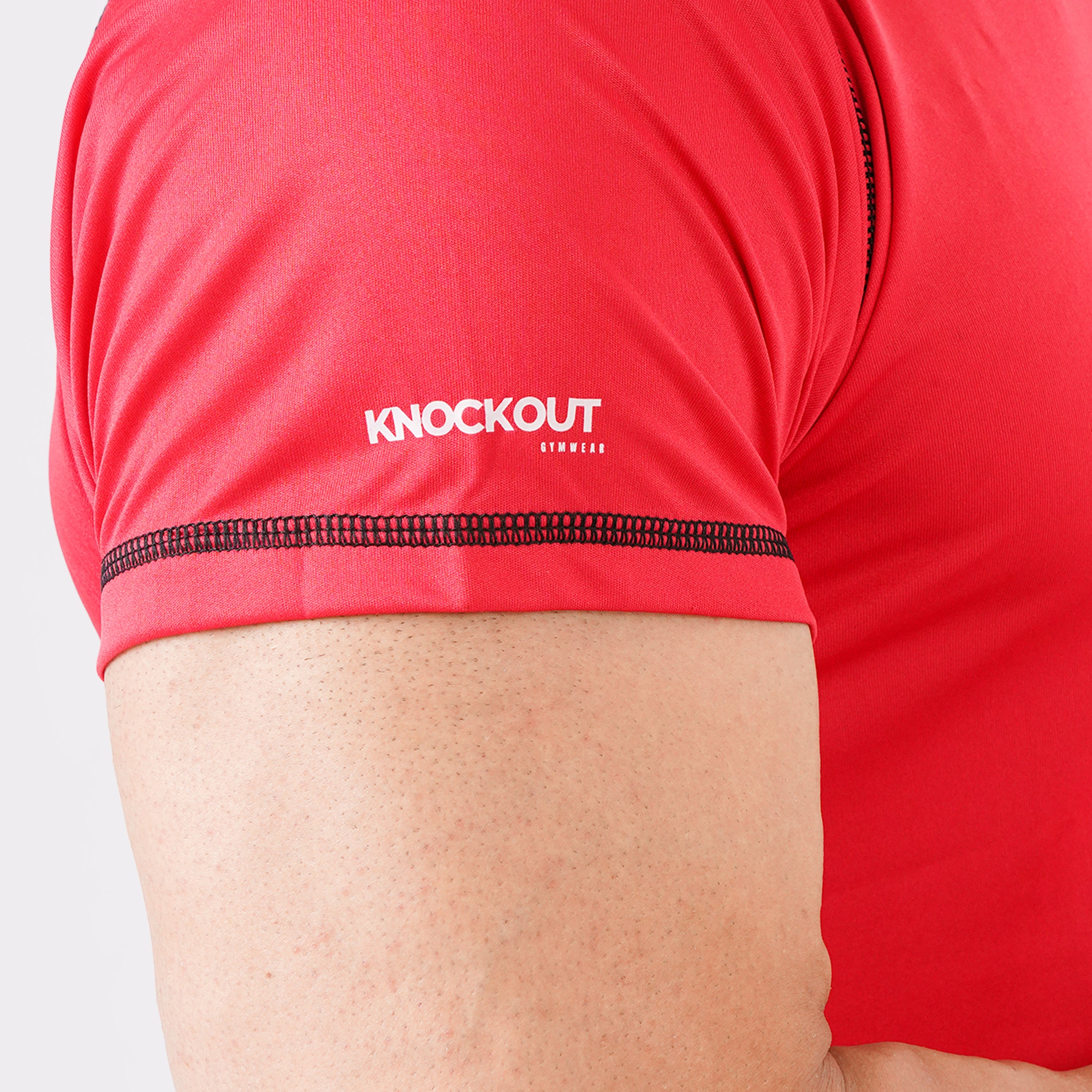 Knockout Compression T-Shirt - Red