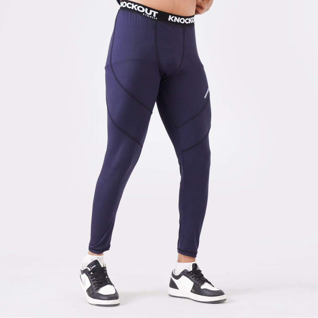 Knockout Men's Leggings - Navy