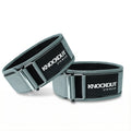 Self-Locking Grey Weightlifting Belt