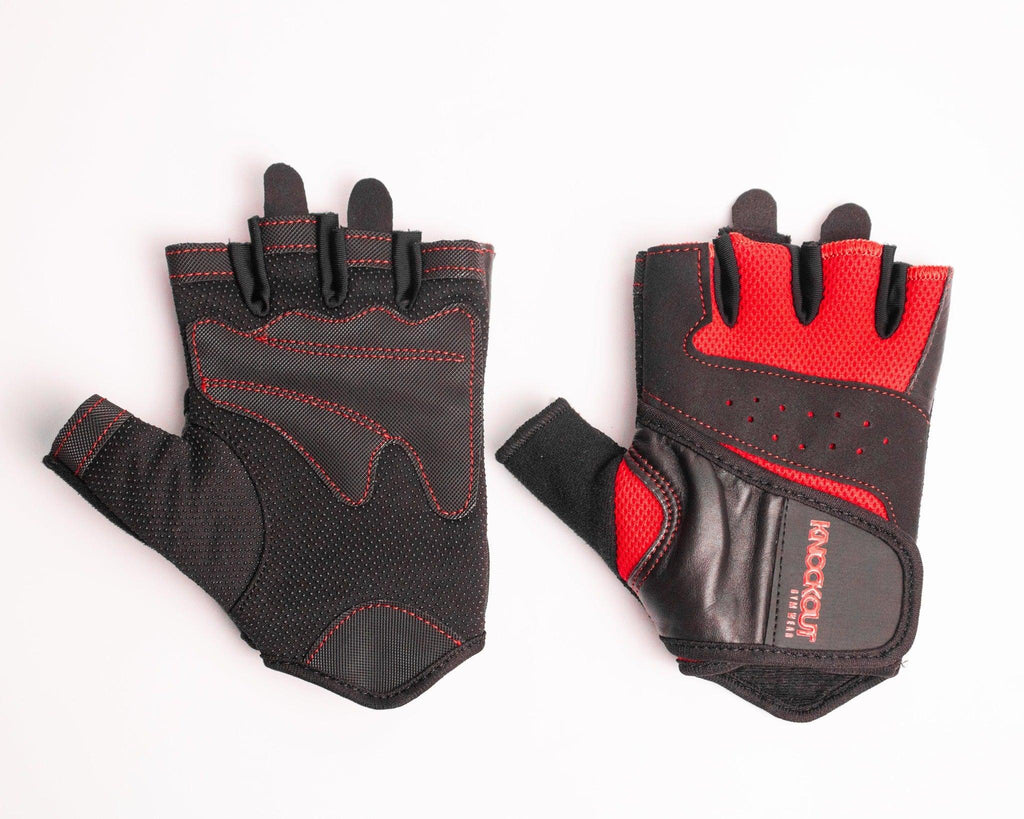 Find the ideal Gym Gloves for both men and women at Knockout Gym Wear. Our gloves offer comfort, grip, and durability for all your workout needs.