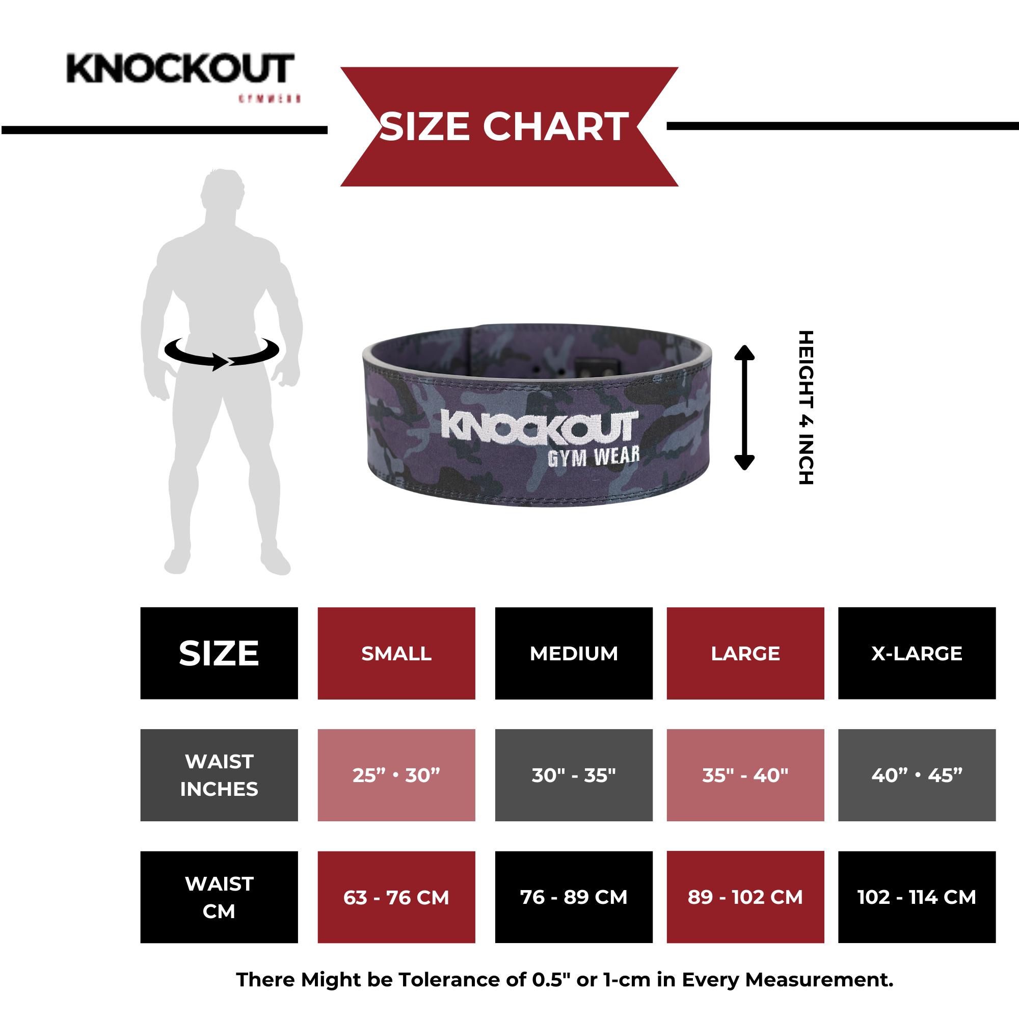 Knockout Gymwear Power Kit - 10MM Camo