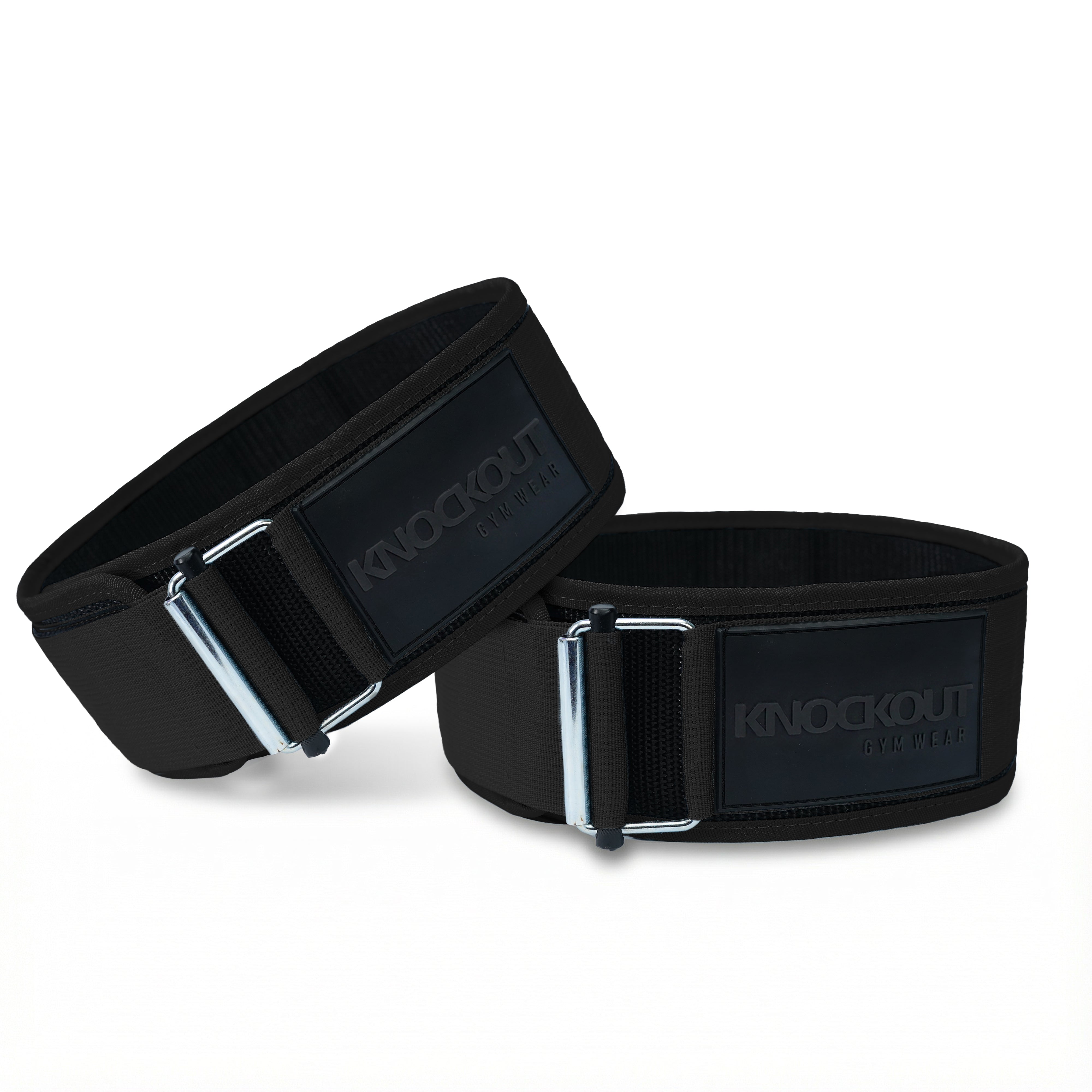 Self-Locking Weightlifting Belt black