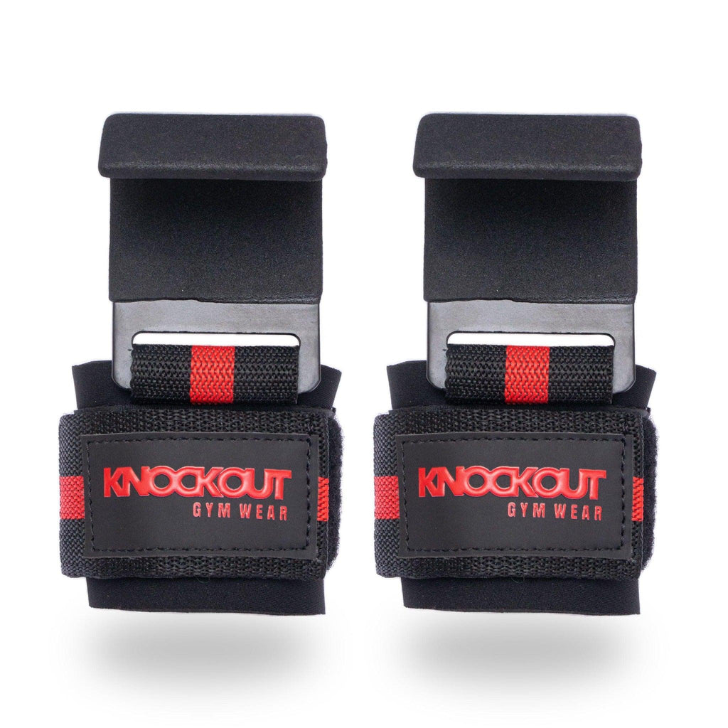 Feel empowered and confident in your workouts when using the Knockout PowerLatch Gym Hooks to enhance your grip on heavy lifts, such as deadlifts or shrugs. 