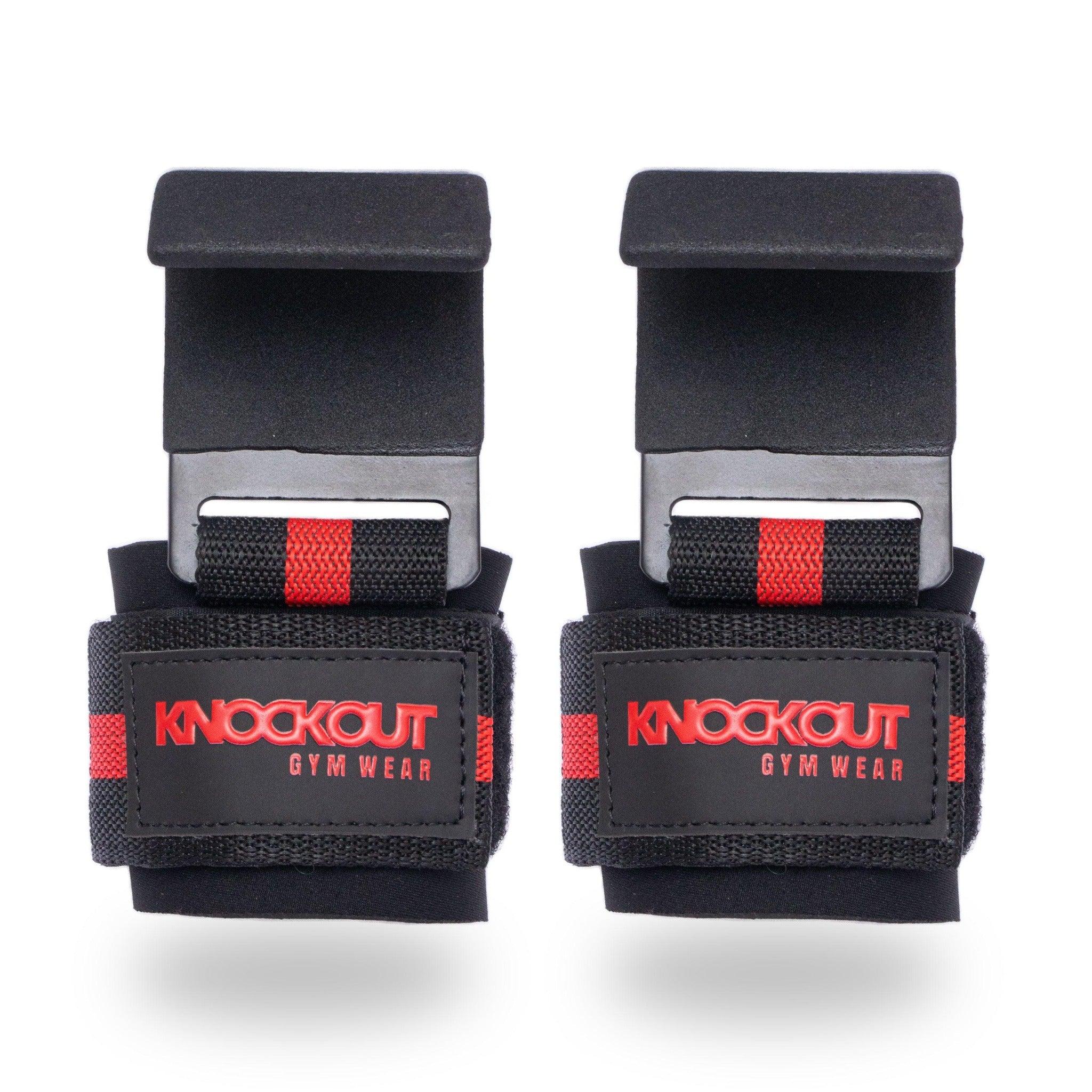 Feel empowered and confident in your workouts when using the Knockout PowerLatch Gym Hooks to enhance your grip on heavy lifts, such as deadlifts or shrugs. 
