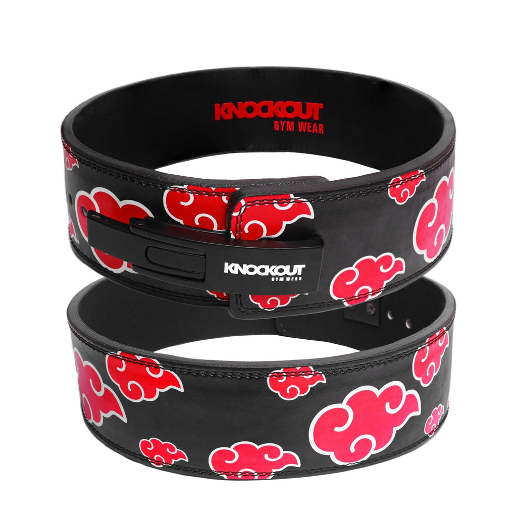 KG Printed Weightlifting Belt Akatsuki Edition - Knockoutgymwear