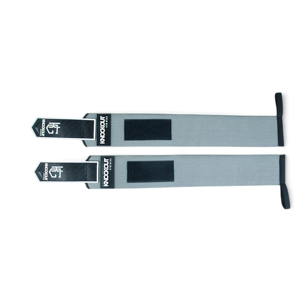 Knockout 20 - In Wrist Wrap - Gray - Knockoutgymwear