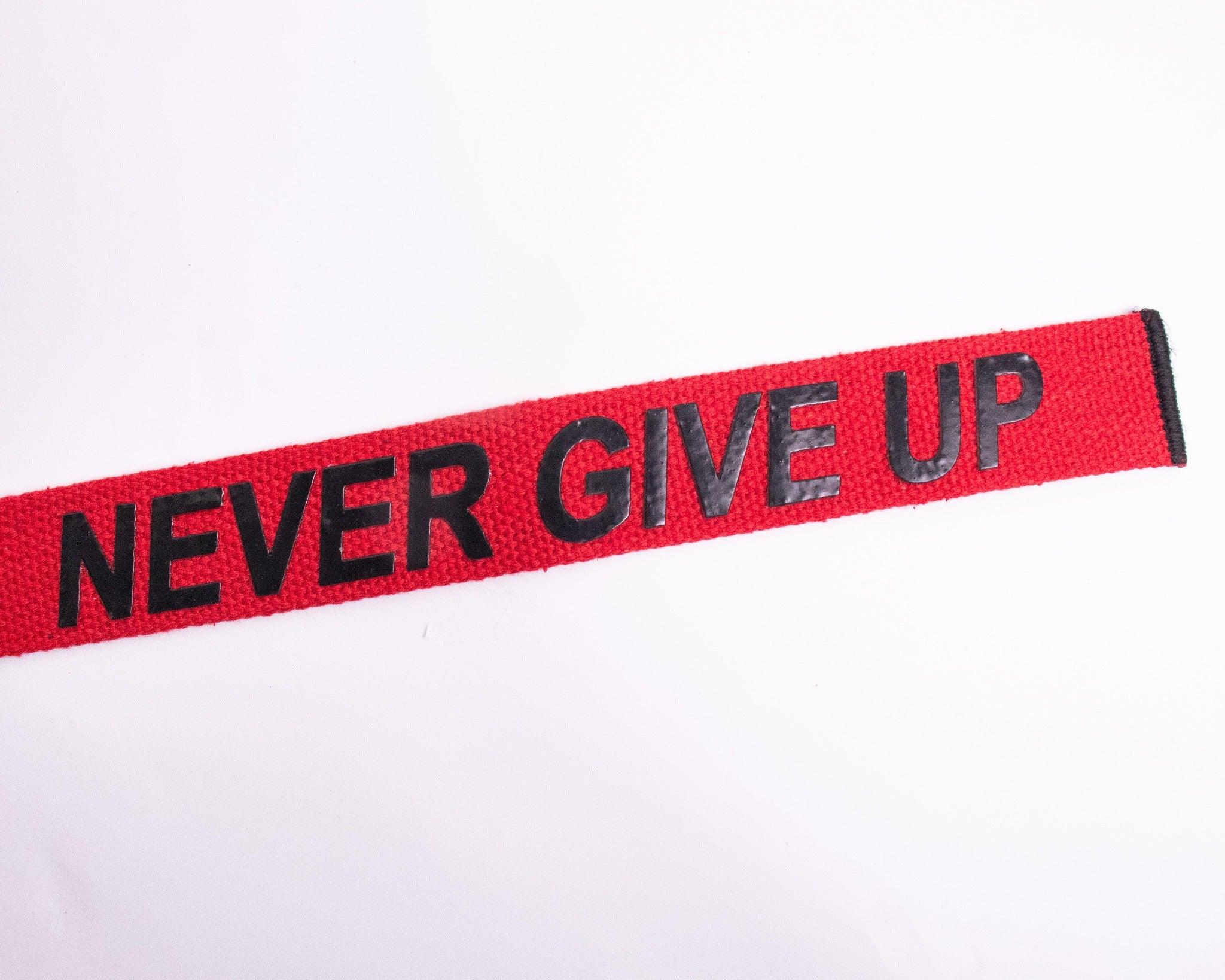 Use the Resilience Motivational Lifting Straps to reduce slippage and improve your grip on barbells or dumbbells, allowing yourself to gain better lifting techniques and safety. 